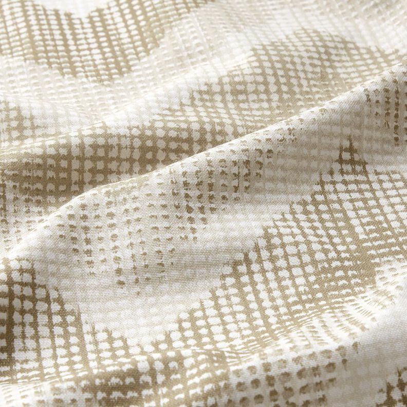 Tissu de décoration Semi-panama Chevrons – nature/dune,  image number 2