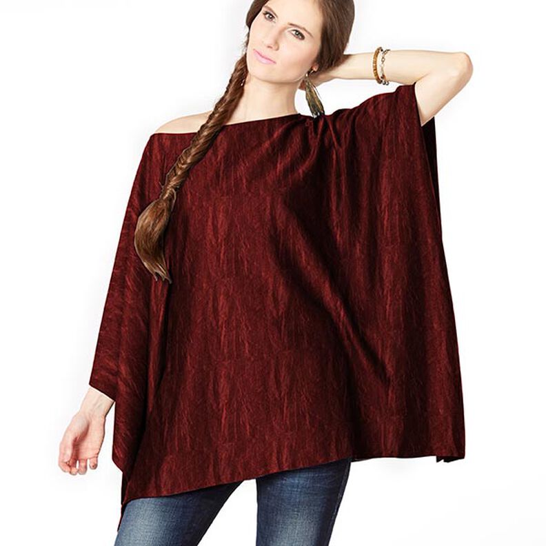 Tissu taffetas Crash – rouge bordeaux,  image number 4