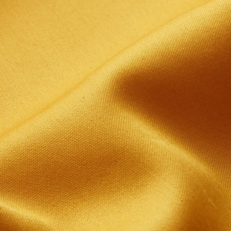 Satin de coton Uni – jaune curry,  image number 3