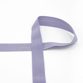 Biais élastique (pré-plié) mat [20 mm] – mauve, 