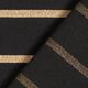 Coton stretch Rayures scintillantes – noir/or,  thumbnail number 5