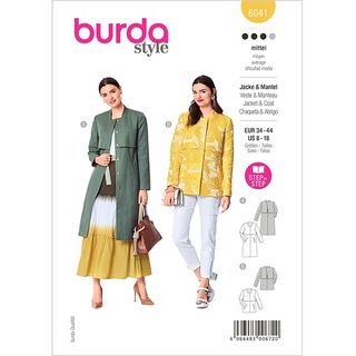 Manteau / Veste, Burda 6041 | 34 - 44, 