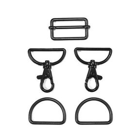 Accessoires pour sacs Set [ 5-pièces | 30 mm] – anthracite, 