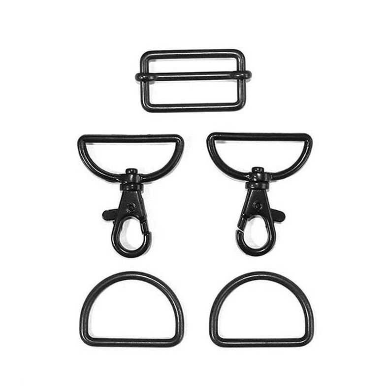 Accessoires pour sacs Set [ 5-pièces | 30 mm] – anthracite,  image number 2