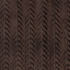 Fausse fourrure à chevrons – marron moyen, 