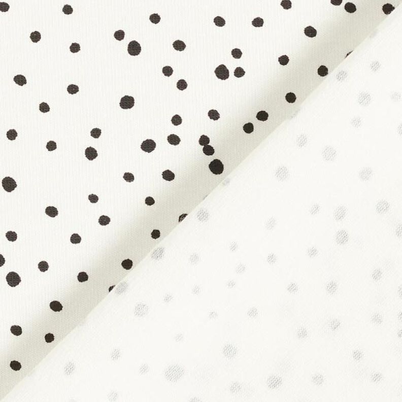 Jersey de coton Pois irréguliers – blanc,  image number 4