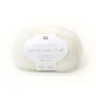 Essentials Super Kid Mohair Silk | Rico Design, 001, 