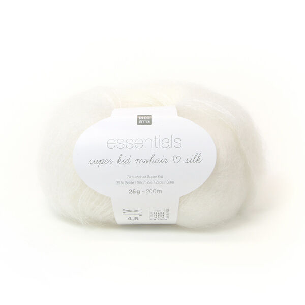 Essentials Super Kid Mohair Silk | Rico Design, 001, image number 1