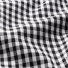 Tissu en coton Vichy à carreaux 0,5 cm – noir/blanc,  thumbnail number 2