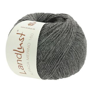 LANDLUST Alpaca Merino 160, 50g | Lana Grossa – gris foncé, 