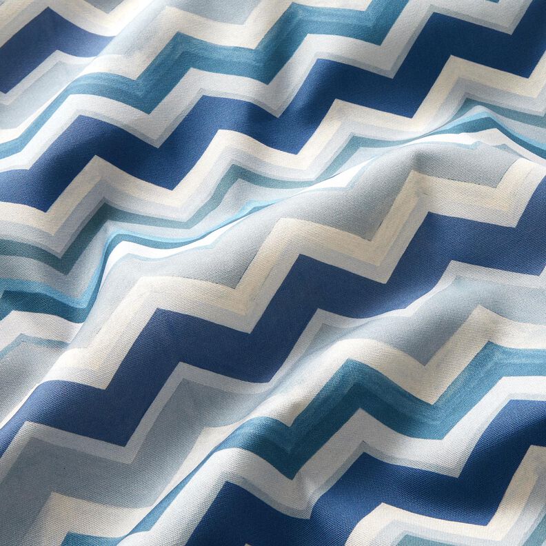 Tissu d’extérieur Canvas Pointes – bleu, image number 2