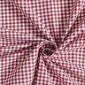 Tissu en coton petit Vichy – rouge foncé/blanc,  thumbnail number 4