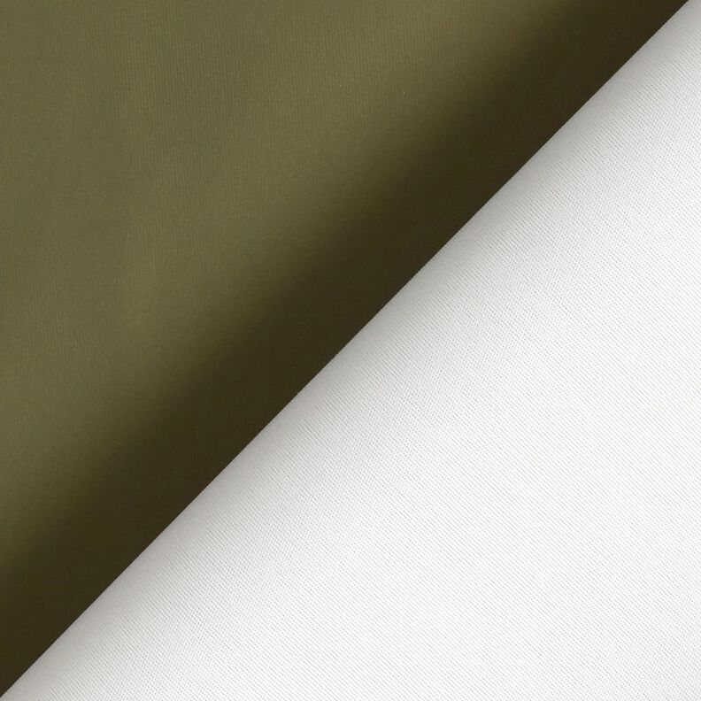 Tissu pour veste de pluie Métallique – olive foncé,  image number 4