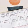 Sacs Panel Canvas Arcs multicolores design scandinave – nature/jaune curry,  thumbnail number 6