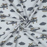 Tissu double gaze de coton Hélicoptère | by Poppy – bleu bébé/gris schiste,  thumbnail number 3