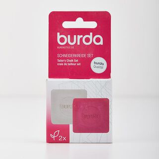 Jeu de craies de tailleur – rose/blanc | Burda, 