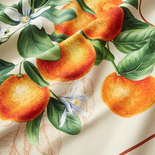 panneau décoratif Sergé Fruit – nature/vert herbe, 