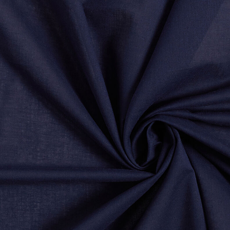 Batiste de coton Uni – bleu marine,  image number 1