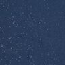 Tissu en coton Popeline Imprimé feuille Taches argentées – bleu nuit/argent métallisé,  thumbnail number 1