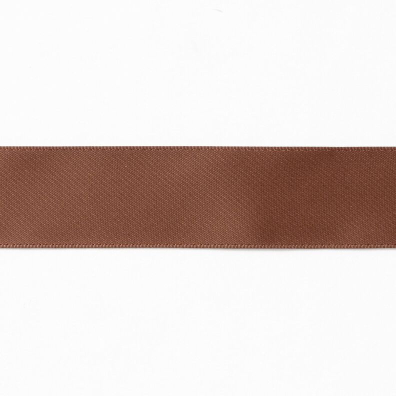 Ruban de satin [25 mm] – marron moyen,  image number 1