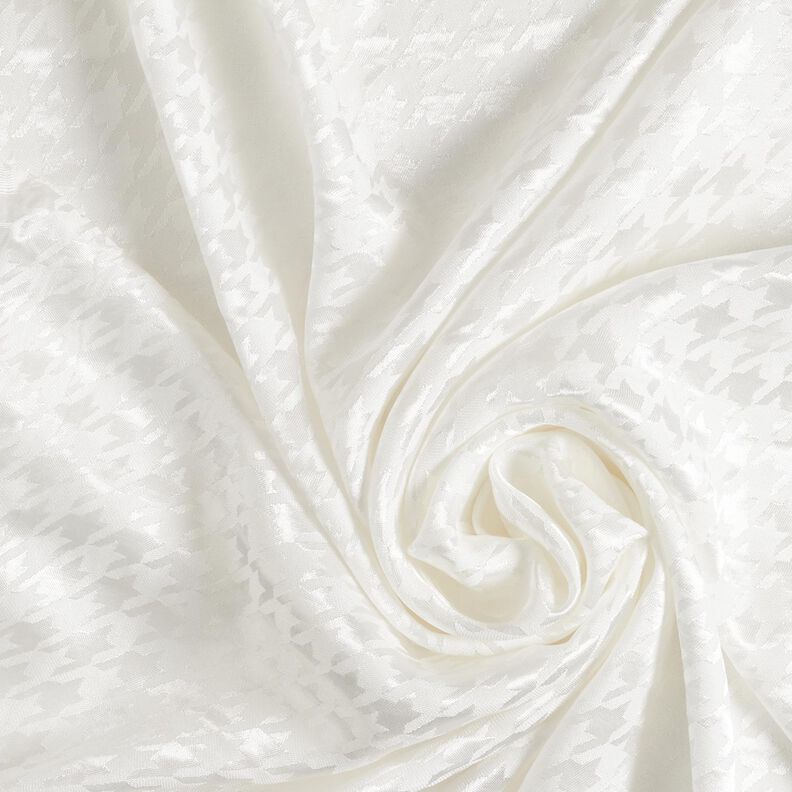 Jacquard Tissu Pepita – blanc,  image number 3