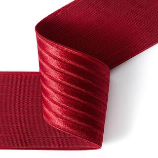 Ceinture élastique Soie artificielle [65mm] – rouge, 