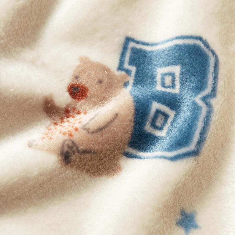 Polaire douillet Veste style collage – beige clair/bleu, image number 5