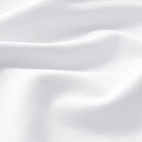 French Terry léger uni – blanc, 