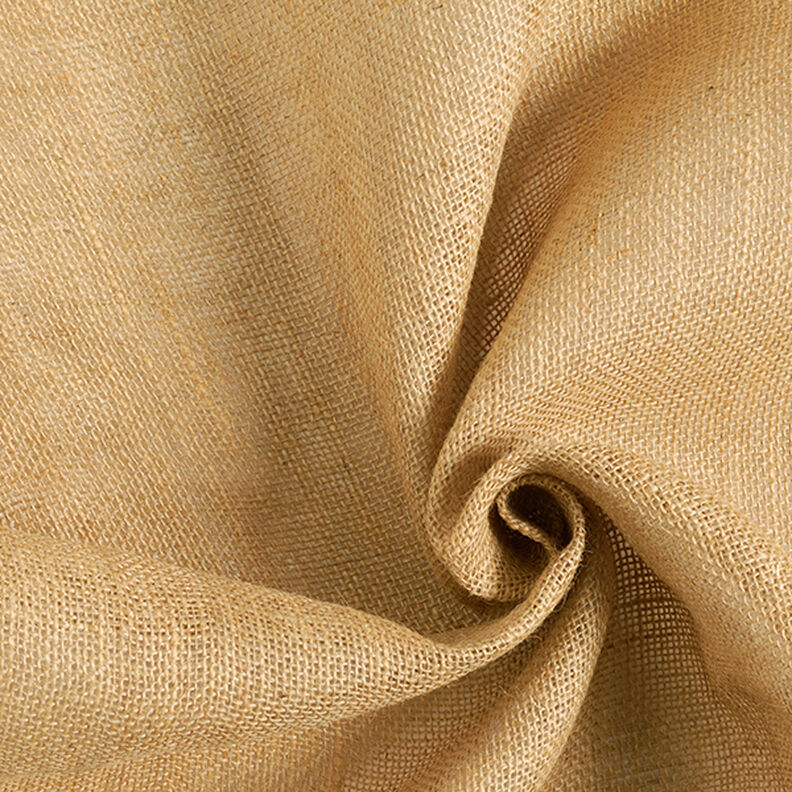 Tissu de décoration Jute Uni 150 cm – beige,  image number 1