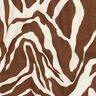 Mélange viscose lin Motif zébré – écru/brun-marron,  thumbnail number 2