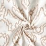 Tissu en coton avec zigzags – beige/beige foncé,  thumbnail number 4