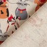 Tissu de décoration Semi-panama Chats élégants – nature/gris,  thumbnail number 4