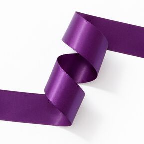 Ruban de satin [25 mm] – aubergine, 