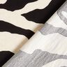 Crêpe de viscose motif zèbre – noir/ivoire,  thumbnail number 4