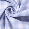Tissu en coton Vichy à carreaux 1 cm – jean bleu clair/blanc,  thumbnail number 2