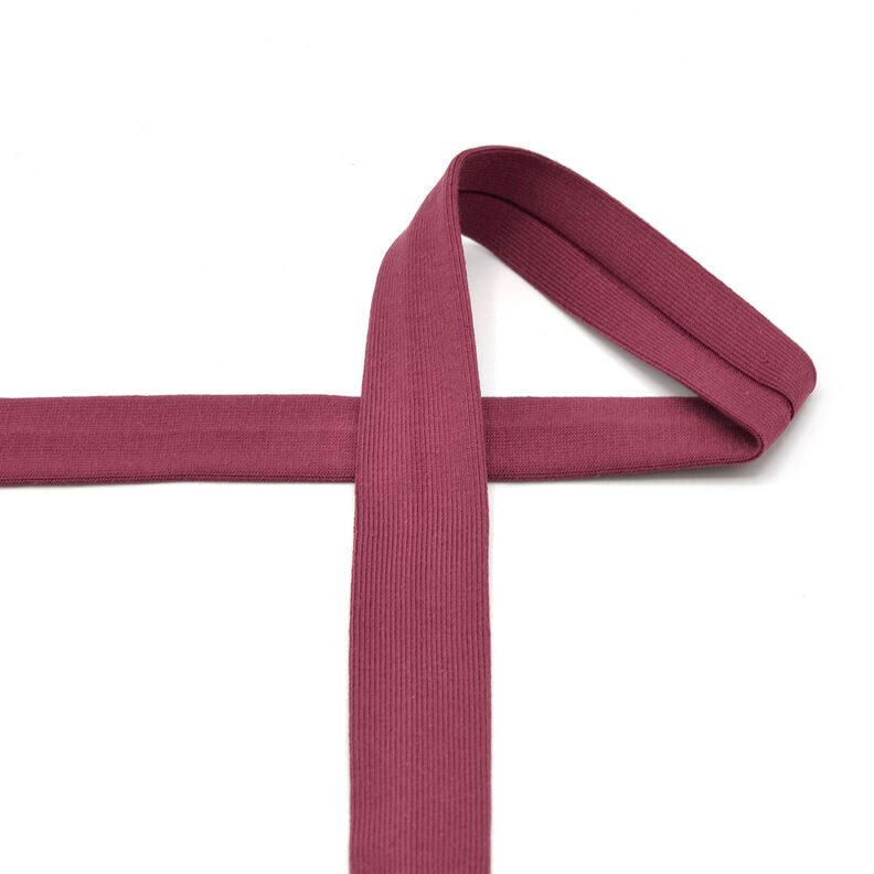 Biais Jersey coton [20 mm] – rouge bordeaux,  image number 2