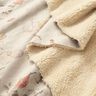 Tissu stretch velours doublé sherpa avec fleurs délicates | Katia Fabrics – nature,  thumbnail number 2