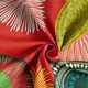 Tissu de décoration Sergé coton Grand mandala – rouge,  thumbnail number 3