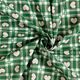 Tissu en coton Cretonne Vichy et cœurs – vert,  thumbnail number 3