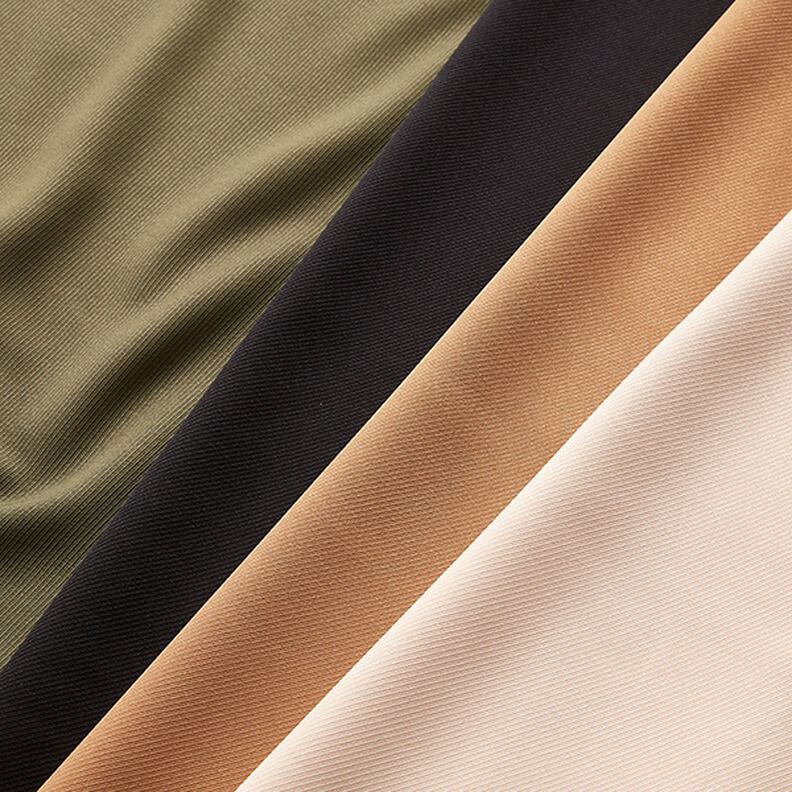 Tissu stretch pour pantalon uni – noir,  image number 5