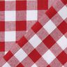 Tissu en coton Vichy à carreaux 1,7 cm – rouge/blanc,  thumbnail number 3
