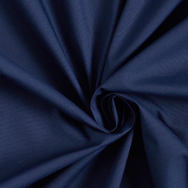 Tissu en polyester et coton mélangés, facile d’entretien – bleu marine,  image number 1