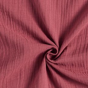 GOTS Tissu double gaze de coton | Tula – mauve, 