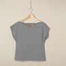 Jersey coton Rayures étroites – noir/blanc,  thumbnail number 6