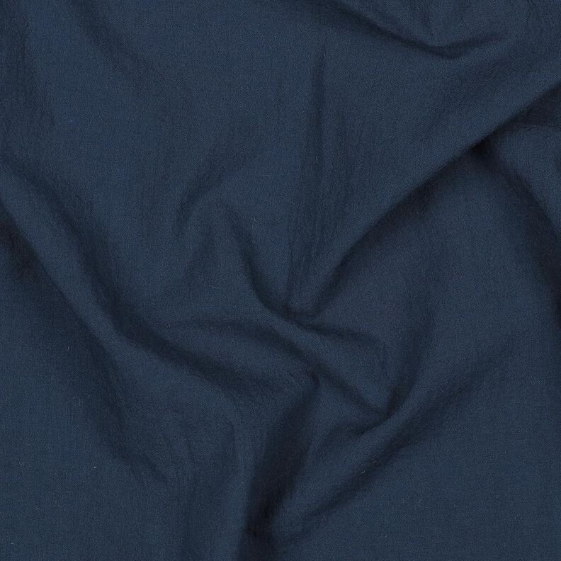 Tissu en coton Crinkle prélavé – bleu nuit, image number 2