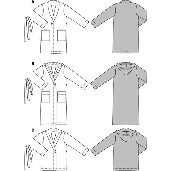 Peignoir, Burda 6740,  image number 5