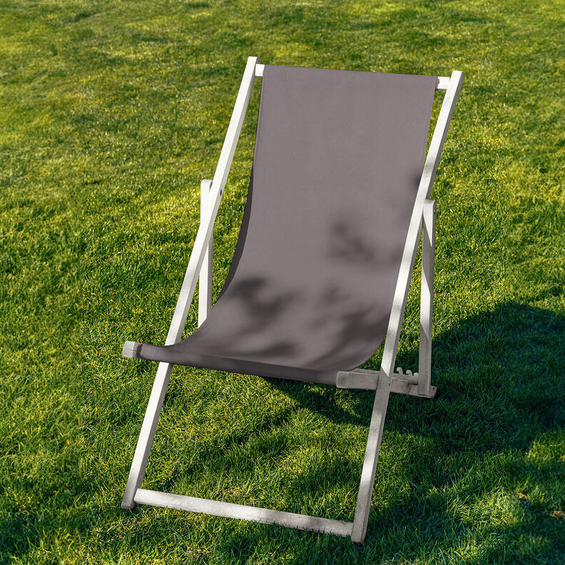 Extérieur Tissu pour chaise longue Uni 44 cm – gris schiste,  image number 4