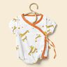 Tissu double gaze de coton Giraffen – blanc/jaune soleil,  thumbnail number 6