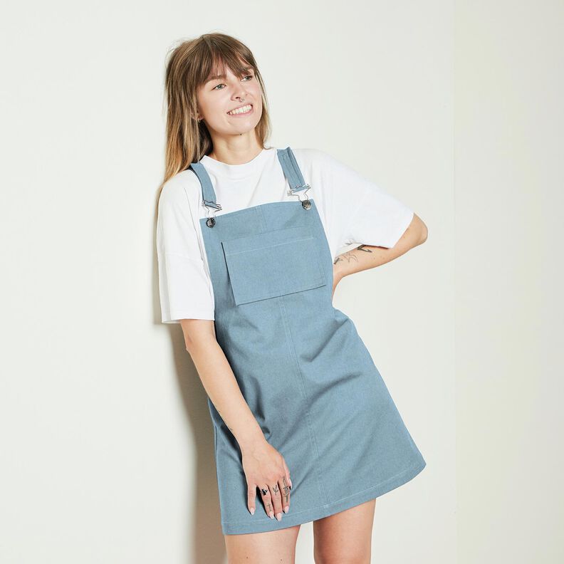 Denim de coton moyen – bleu jean,  image number 6