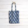 Tissus pour l’extérieur Jacquard Motif ikat – bleu,  thumbnail number 7